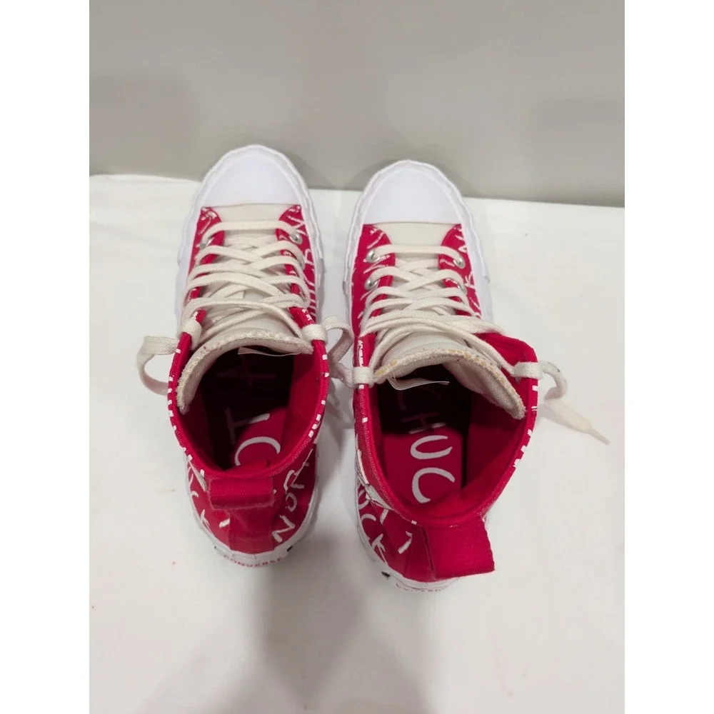 Converse Men's UNT1TL3D High Top Red White 171962C All Star Skate Size 6